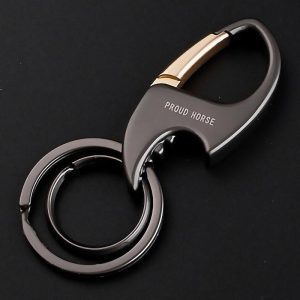 Porte-Clé Homme La Griffe Bijouterie (Acier) Noir