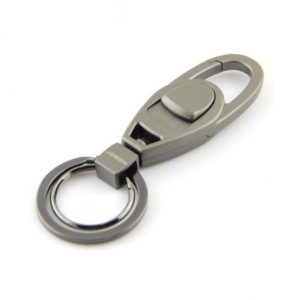 Porte-Clé Homme Le Fermoir (Acier) Noir