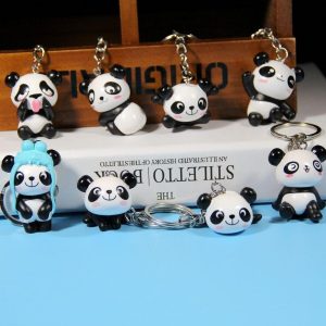 Porte Clef Panda Le Lot de 8
