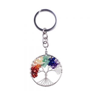 Porte Clef Arbre de Vie Les Chakras
