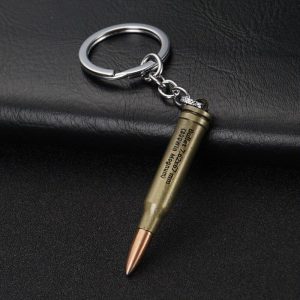 Porte-Clé Original Balle de Fusil Balle Chemisée