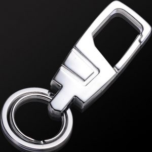 Porte-Clé Homme Le Basique (Acier) Argent