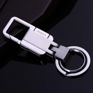 Porte-Clé Homme Le Carré (Acier) Argent