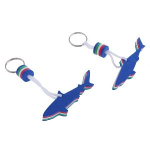 Porte Clef Flottant Le Requin Bleu