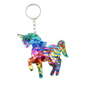 Porte Clef Licorne Le Multicolore