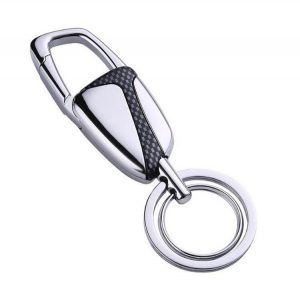 Porte-Clé Homme La Marque Distinguée (Acier) Argent