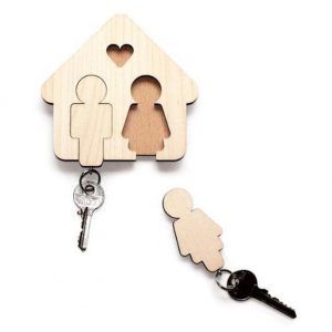 Porte Clef Mural Le Couple