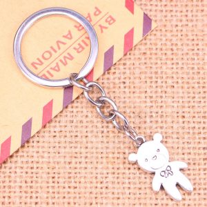 Porte Clef Ourson Le Métallique