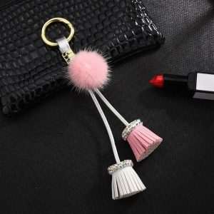 Porte-Clé Pompon Le Petit Rose