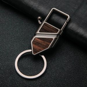 Porte-Clé Homme Le Fait Main (Acier) Noir
