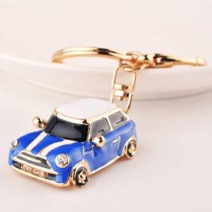 Porte-Clé Voiture La Mini Originale Doré - 1