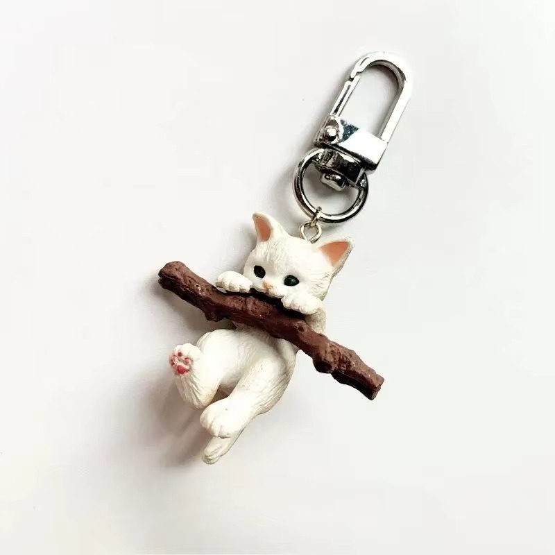 Porte Clef Chat Le Chaton Blanc